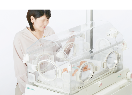 保育器 デュアル インキュ i α | 新生児用機器 | 製品情報 | アトム 